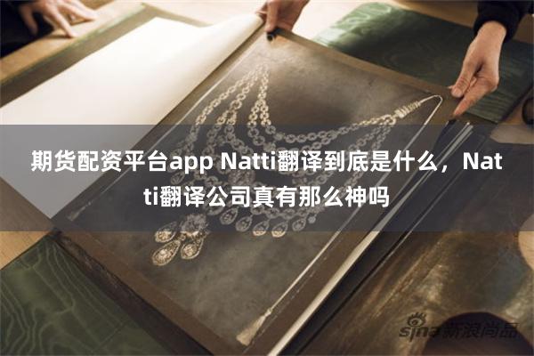 期货配资平台app Natti翻译到底是什么，Natti翻译公司真有那么神吗