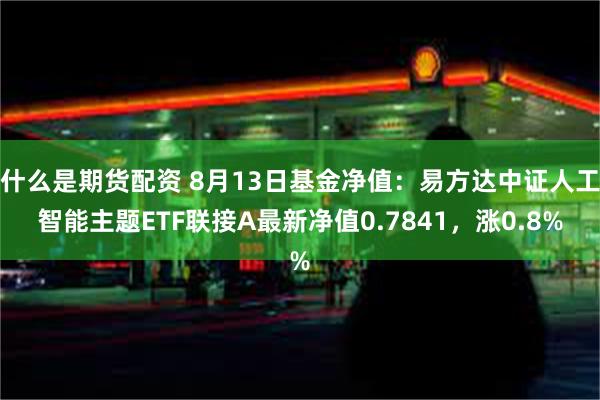 什么是期货配资 8月13日基金净值：易方达中证人工智能主题ETF联接A最新净值0.7841，涨0.8%