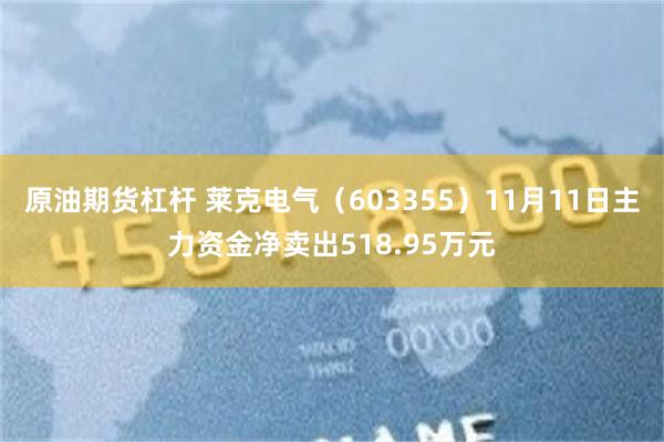 原油期货杠杆 莱克电气（603355）11月11日主力资金净卖出518.95万元